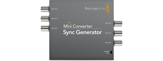 Blackmagic Mini Converter sync generator