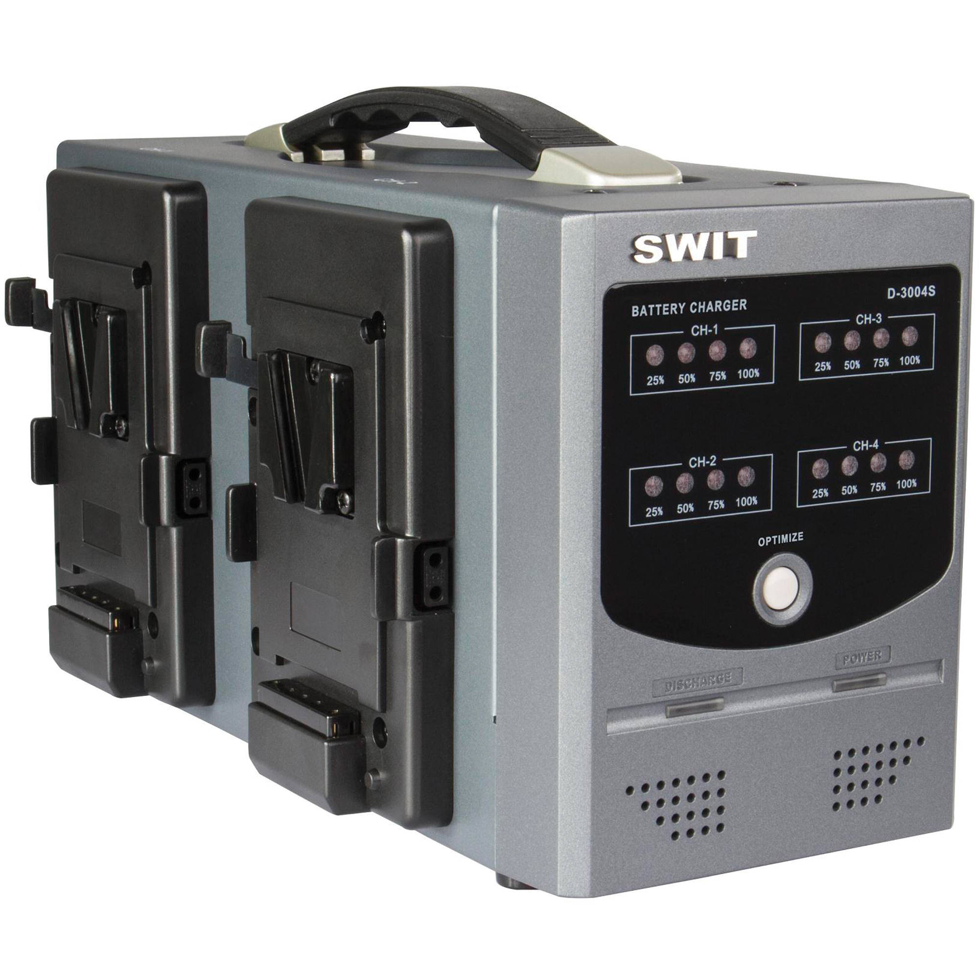 Swit Battery Charger D-3004S for 4*Vmount