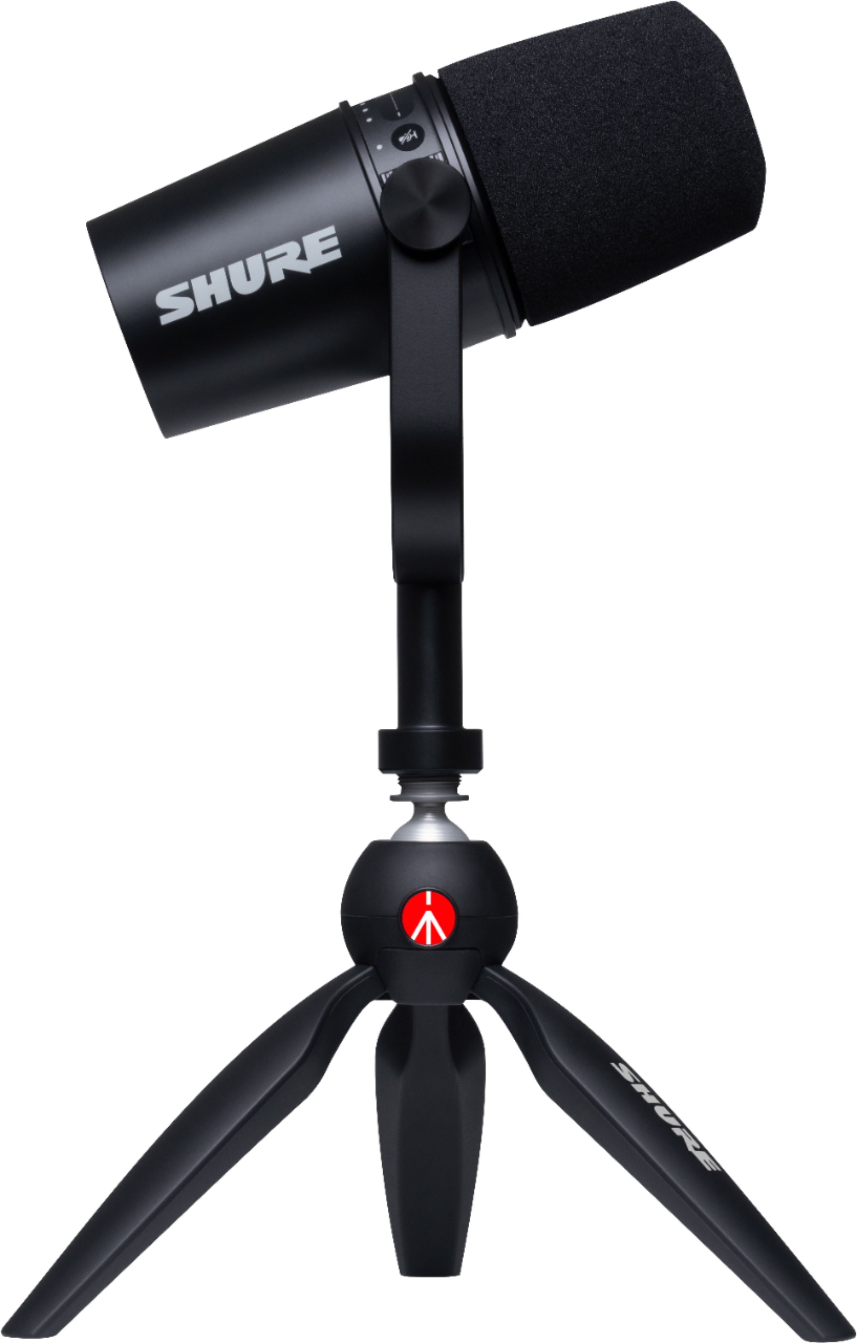 SHURE MV7 Hljóðnemi m. podcast stand