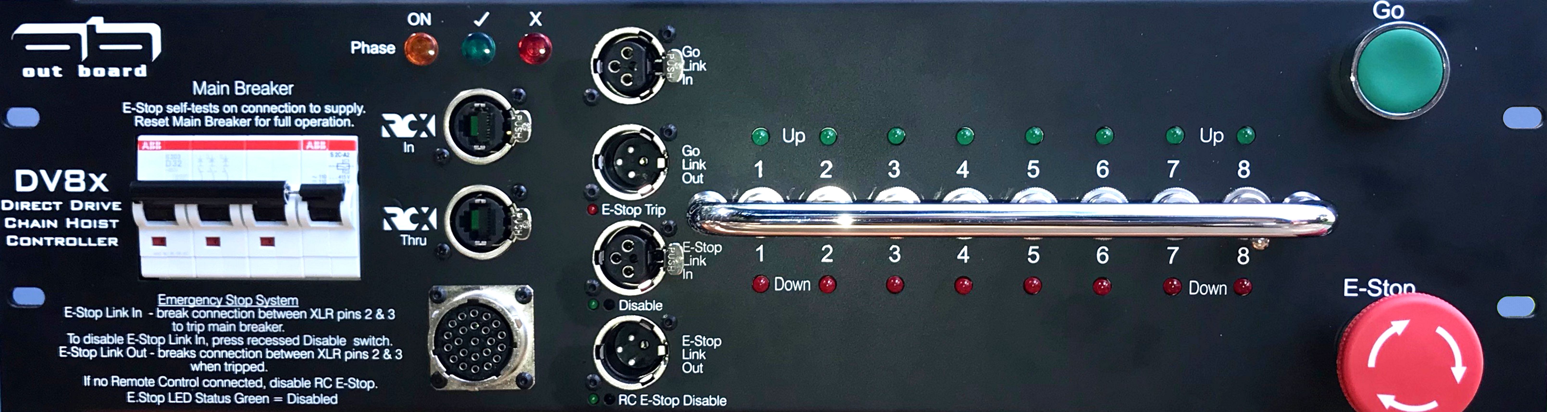 Mótor - Stýring 8 rása - Outboard RXC