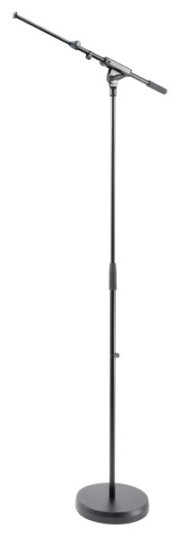 Mic Stand- Stór - Plattar m. bómu