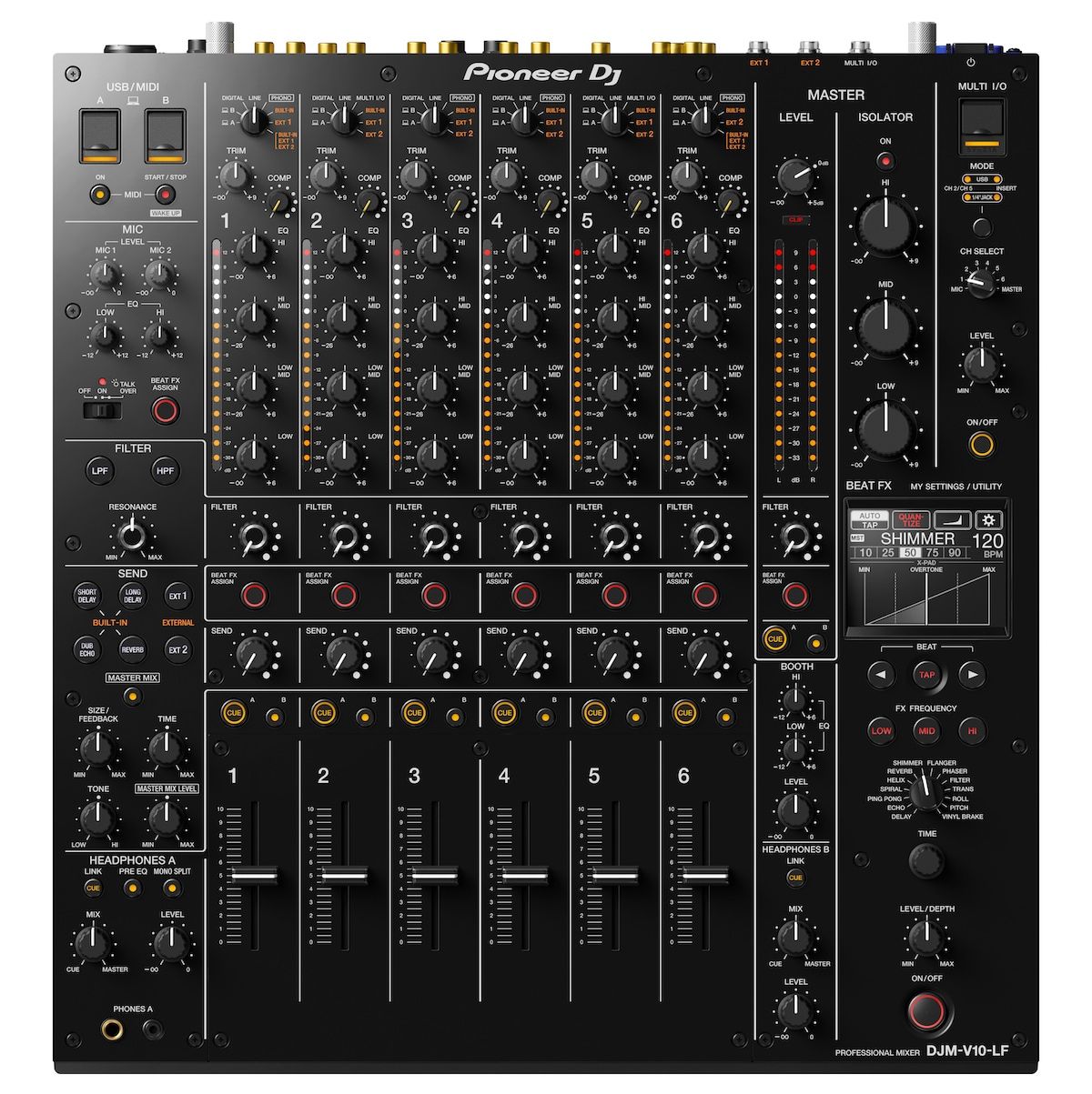 Pioneer DJM-V10 - long fader version