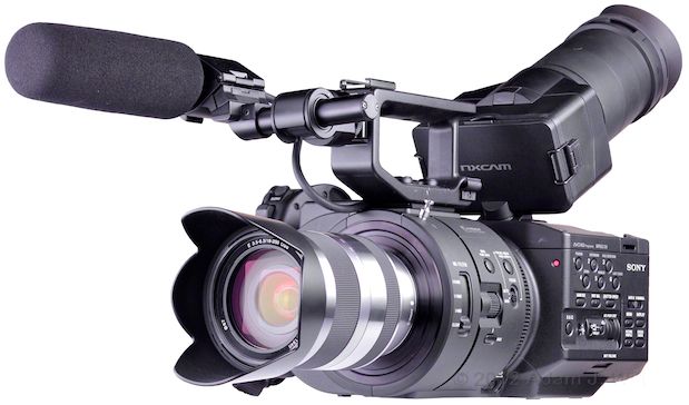 Sony NEX FS700 With Standard 18-200mm lens