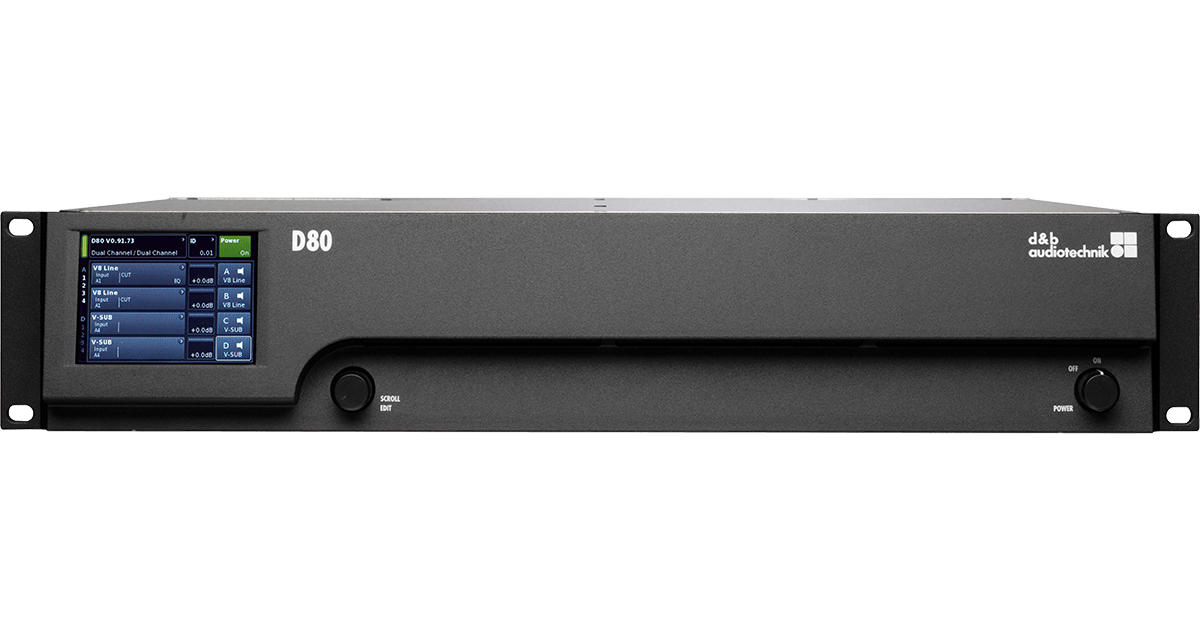 d&b audiotechnik D80 touring amplifier