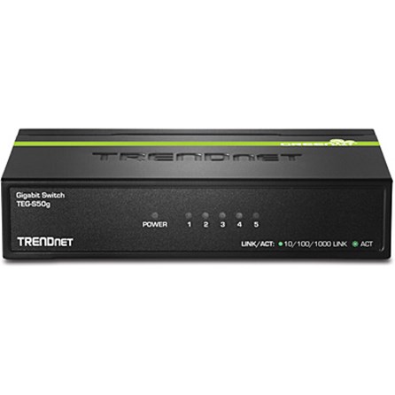 Network switch - 5 Port Gigabit - Trendnet TEG-S50g