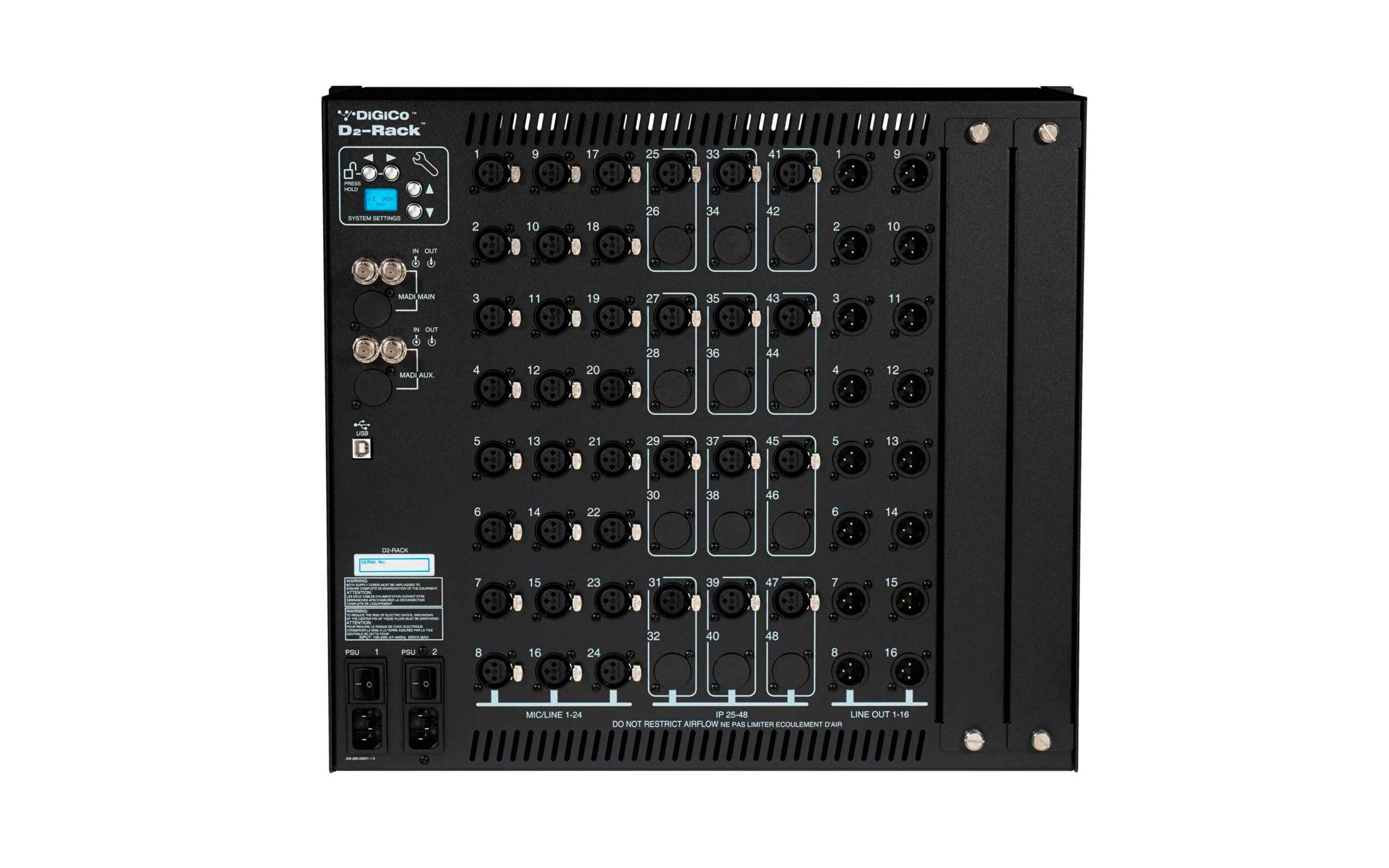 DiGiCo D2 - 48/16 stage box