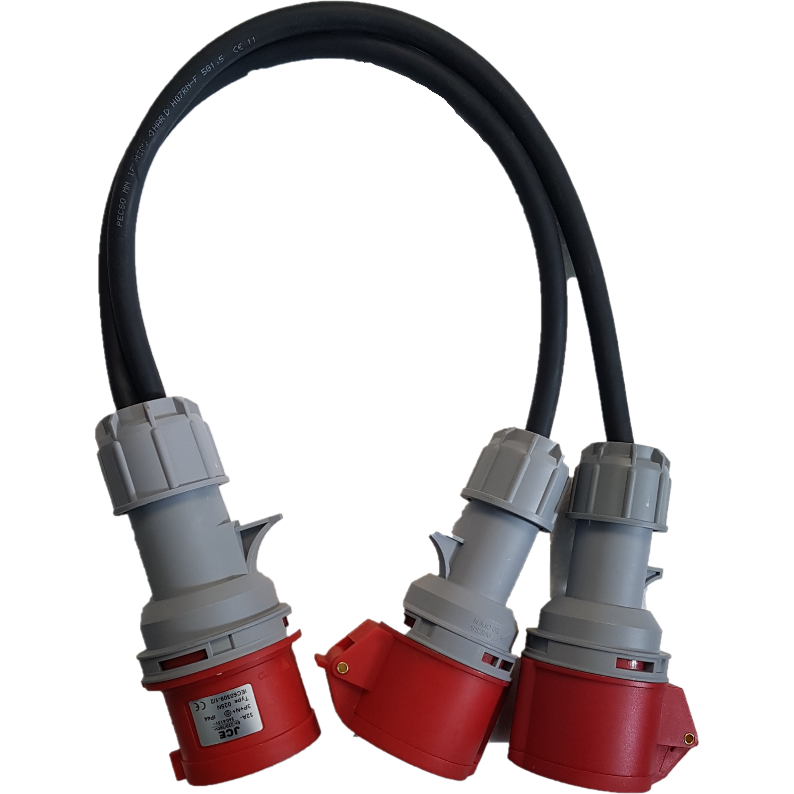 32A Breytistykki - 32A 3PH > 2x16A 3PH