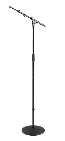 Mic Stand- Miðstærð - Platta m. bómu