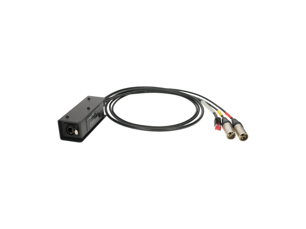 CATLink d&b amps XLR Fanout 2ch Male/100mbit ethernet