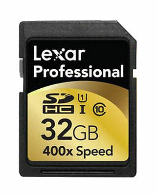 Minniskort 32GB SDHC Lexar LSD32G