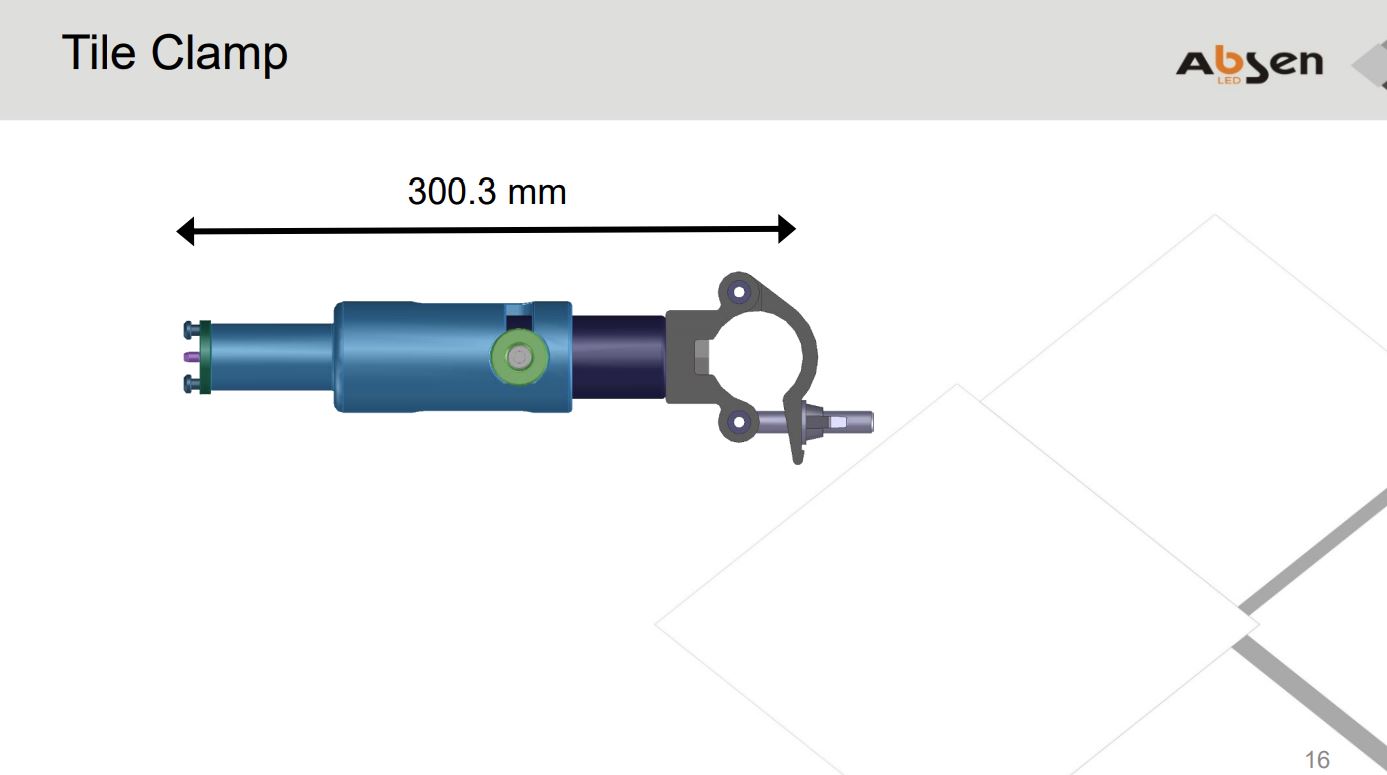 Absen PL - Ground stack fixing arm