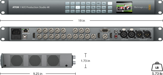 Blackmagic - ATEM Production Studio 4k Standalone myndmixer