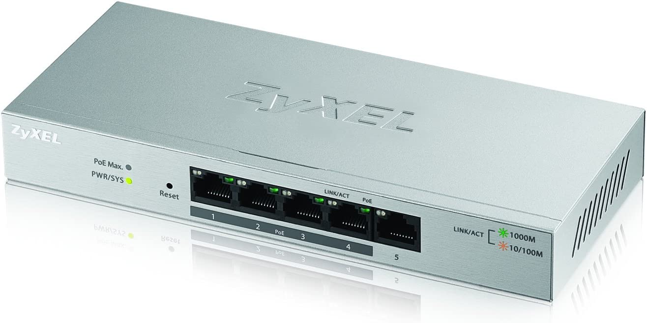 ZYXEL POE Switch 4 Porta