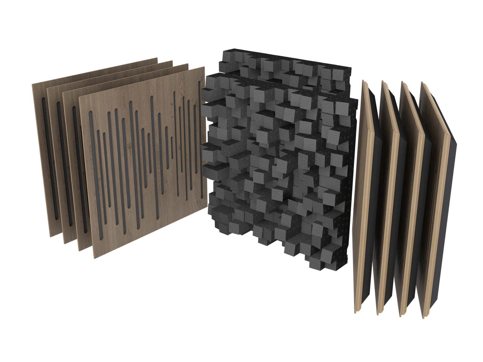 Vicoustic - Vic studio box brown oak